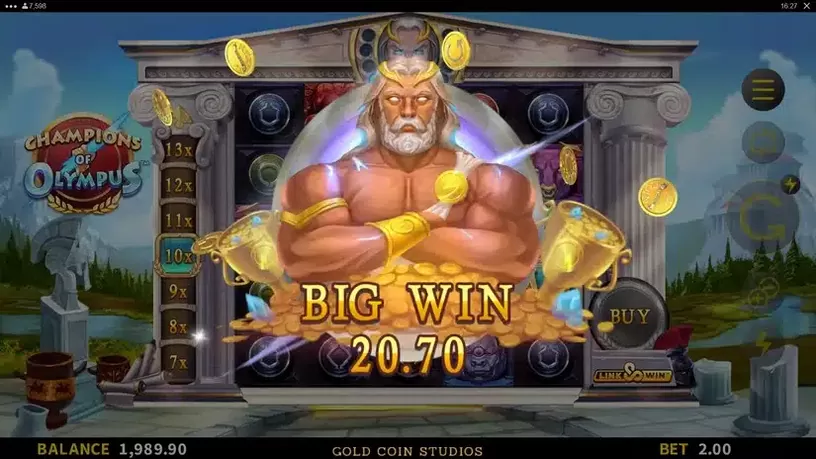 Champions of Olympus slot screenshot 5