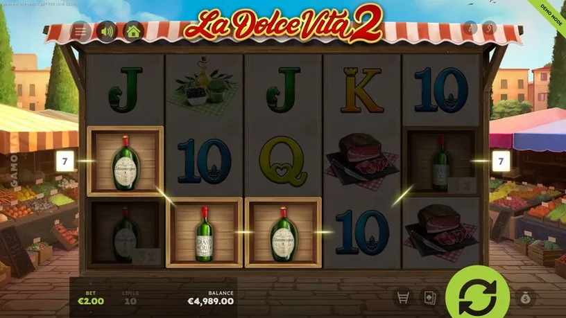 La Dolce Vita 2 slot screenshot 2