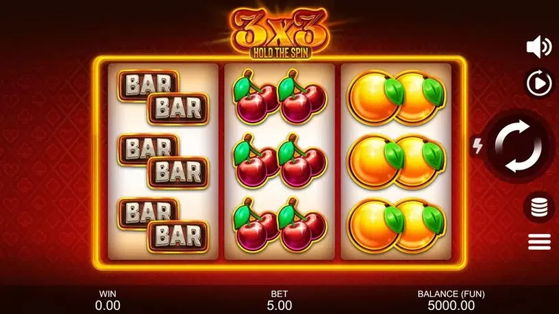 3X3: Hold The Spin slot screenshot 1