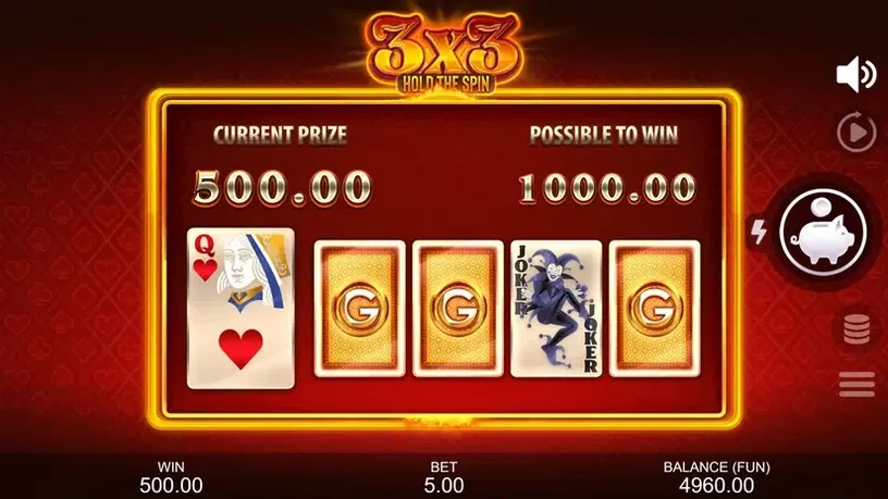 3X3: Hold The Spin slot screenshot 6