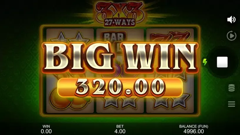 3X3: 27 Ways slot screenshot 4