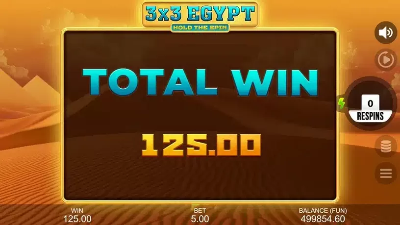 3×3 Egypt: Hold the Spin slot screenshot 5