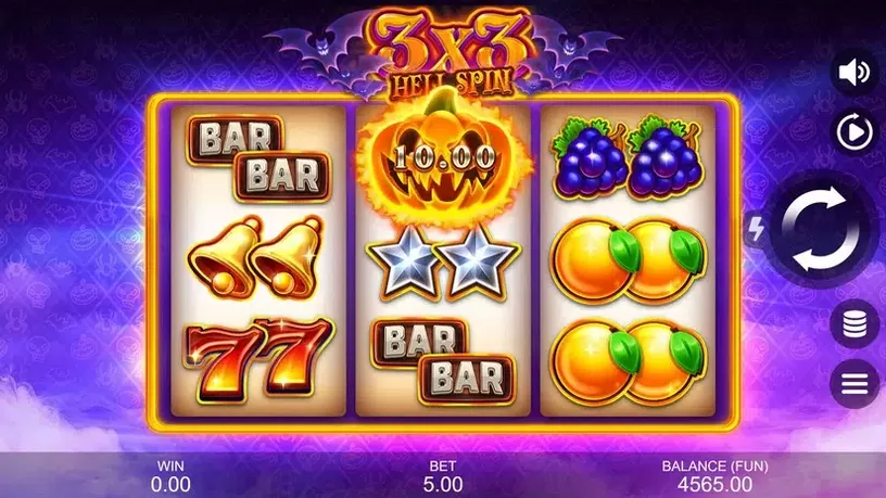3X3: Hell Spin slot screenshot 4