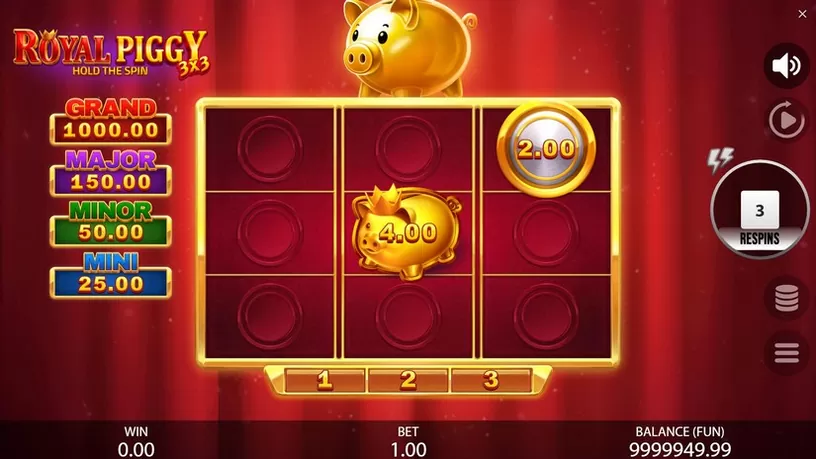 3×3 Royal Piggy: Hold The Spin slot screenshot 4