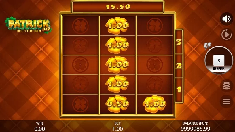 3×5 Patrick: Hold the Spin slot screenshot 4