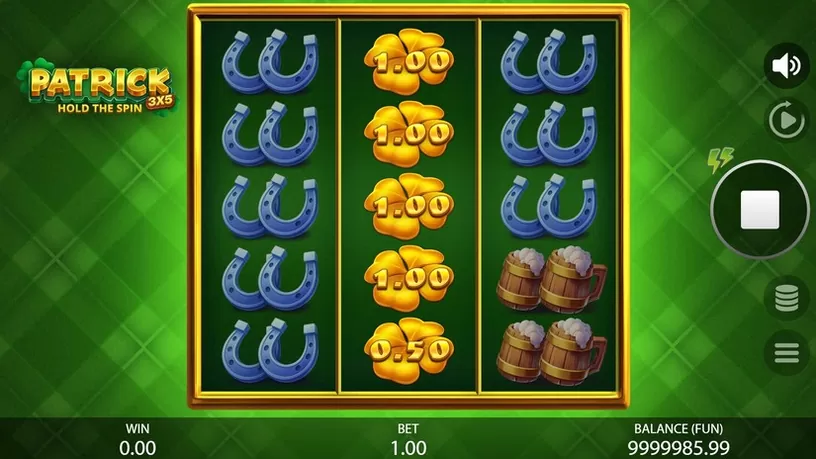 3×5 Patrick: Hold the Spin slot screenshot 2