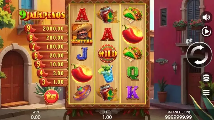 9 Jalapenos slot screenshot 1