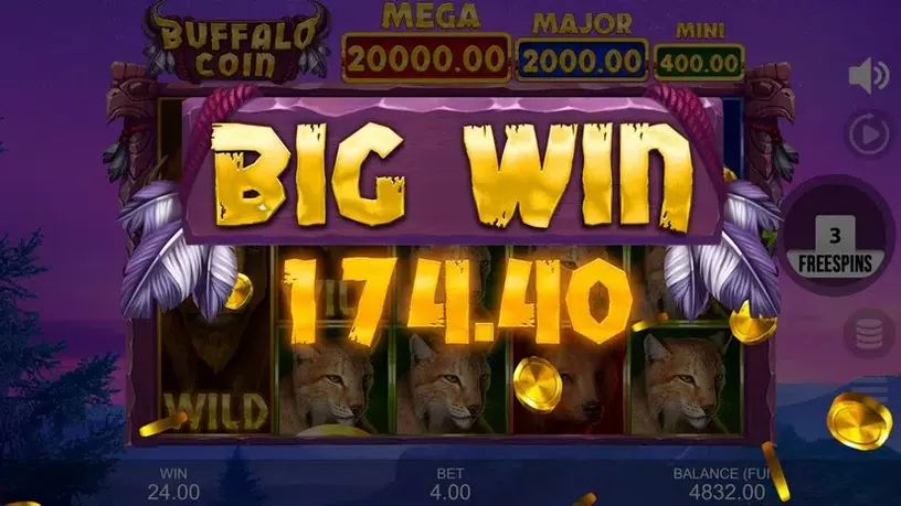 Buffalo Coin: Hold The Spin slot screenshot 6