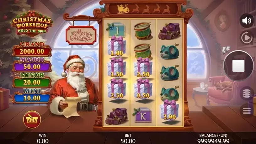 Christmas Workshop: Hold the Spin slot screenshot 1