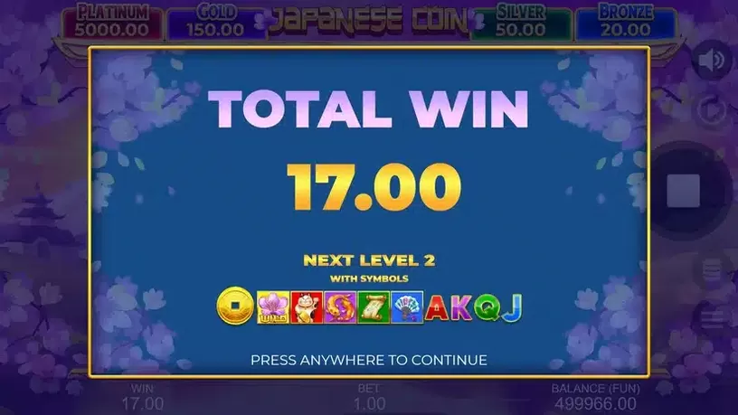 Japanese Coin: Hold The Spin slot screenshot 5