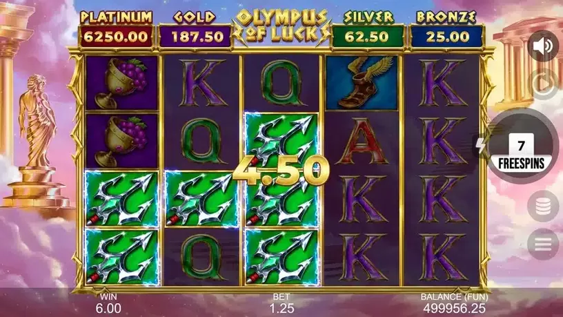 Olympus of Luck: Hold the Spin slot screenshot 4