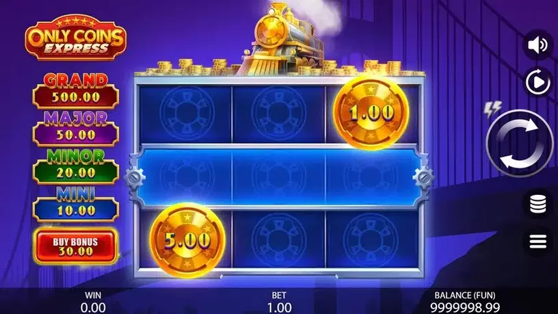 Only Coins Express slot screenshot 1