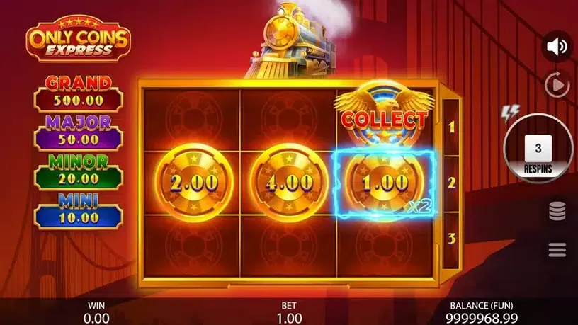 Only Coins Express slot screenshot 4