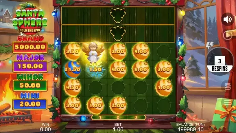 Santa Sphere: Hold The Spin slot screenshot 5