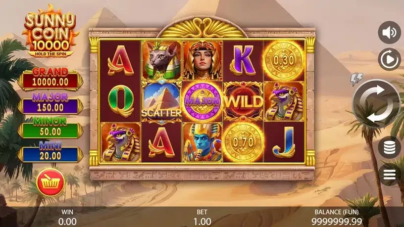 Sunny Coin 10000: Hold The Spin slot screenshot 1