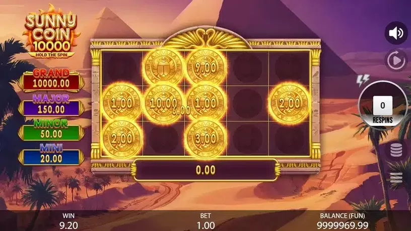 Sunny Coin 10000: Hold The Spin slot screenshot 6