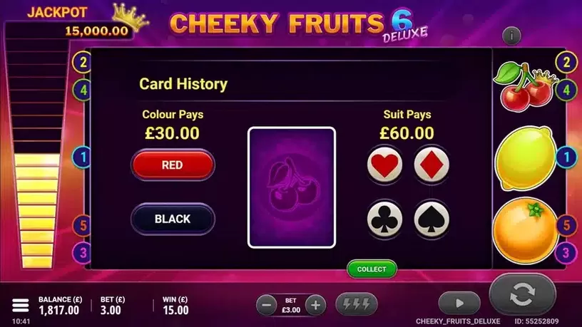 Cheeky Fruits 6 Deluxe slot screenshot 3