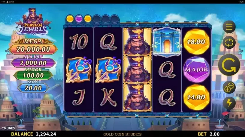 Persian Jewels slot screenshot 1