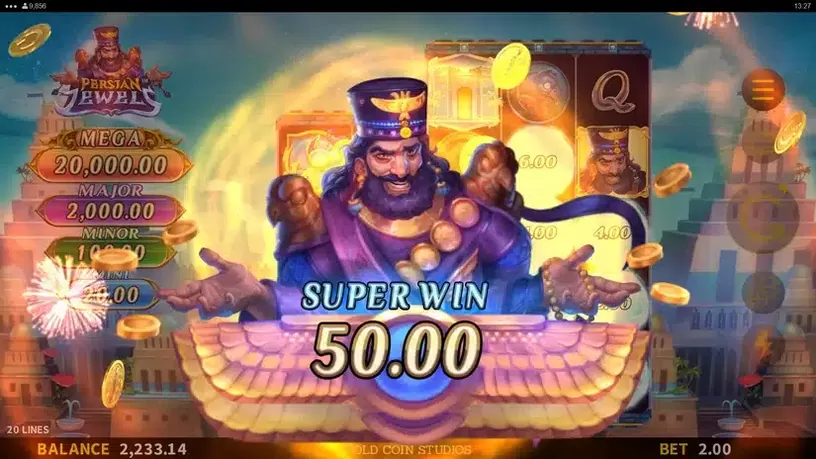 Persian Jewels slot screenshot 4