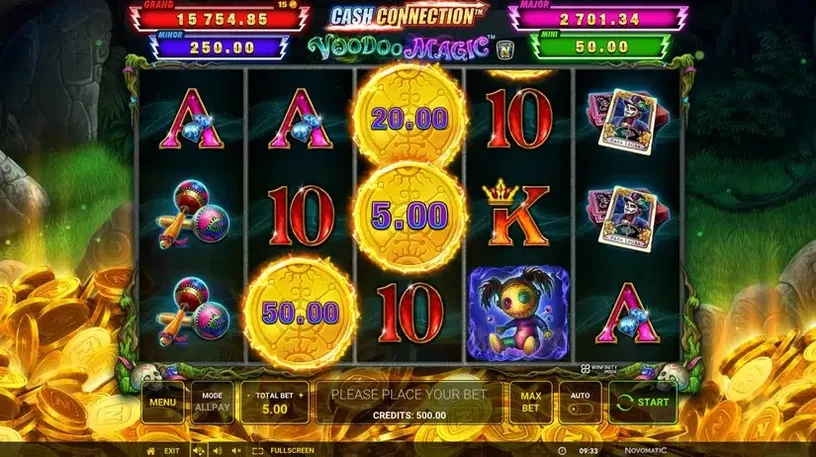 Cash Connection – Voodoo Magic slot screenshot 1