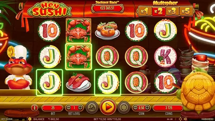 Hey Sushi slot screenshot 5
