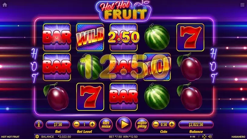 Hot Hot Fruit slot screenshot 3