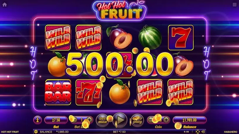 Hot Hot Fruit slot screenshot 5