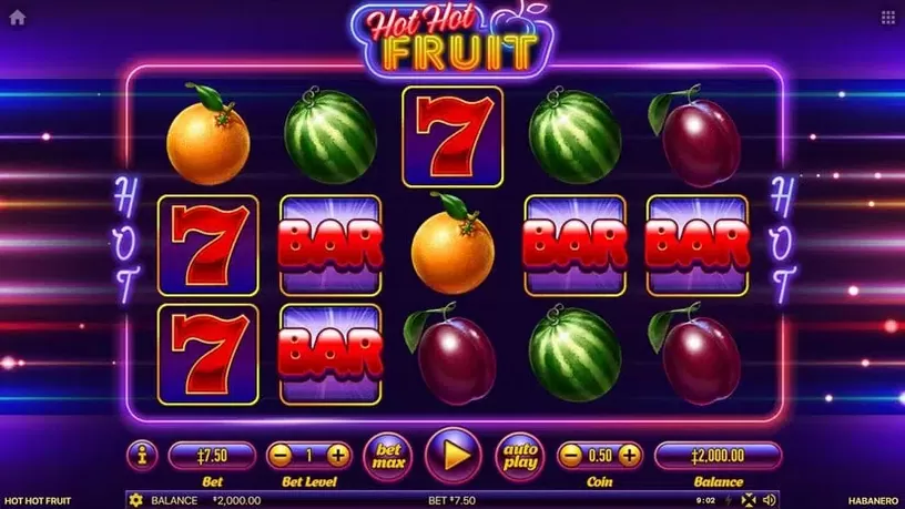 Hot Hot Fruit slot screenshot 1