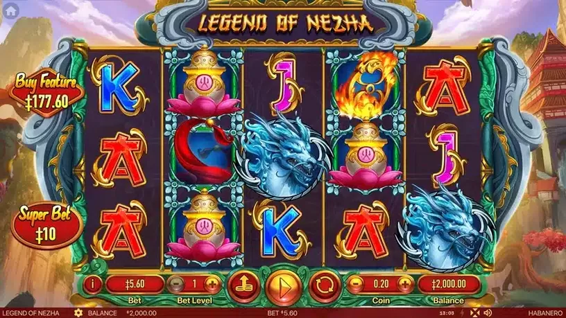 Legend of Nezha slot screenshot 1
