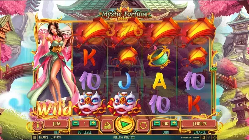 Mystic Fortune Deluxe slot screenshot 4