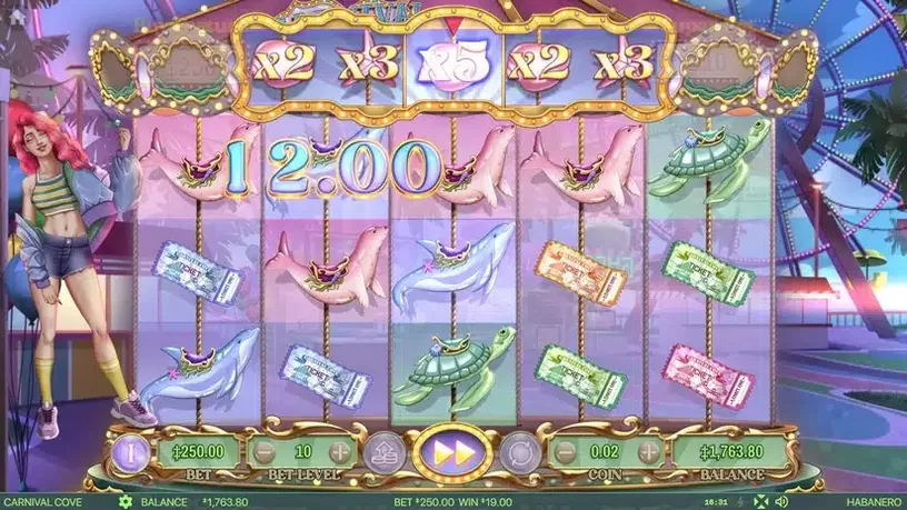Carnival Cove slot screenshot 2
