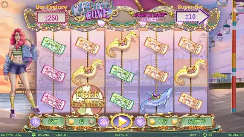 Carnival Cove slot screenshot 1