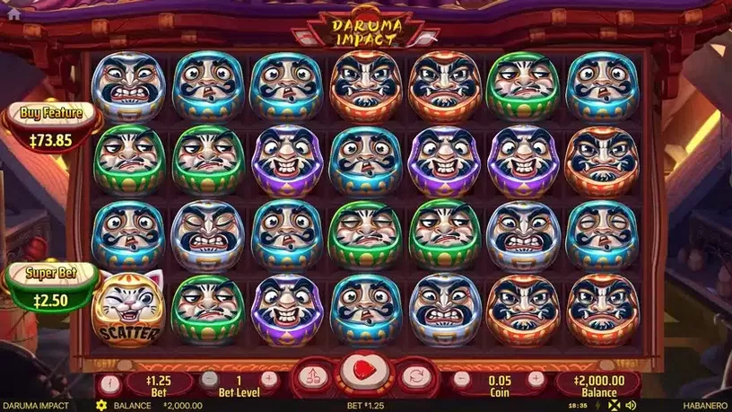 Daruma Impact slot screenshot 1