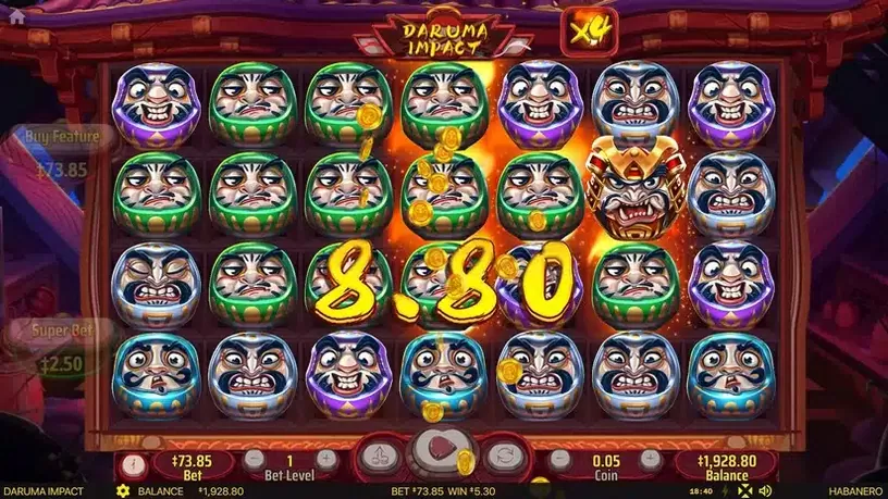 Daruma Impact slot screenshot 4