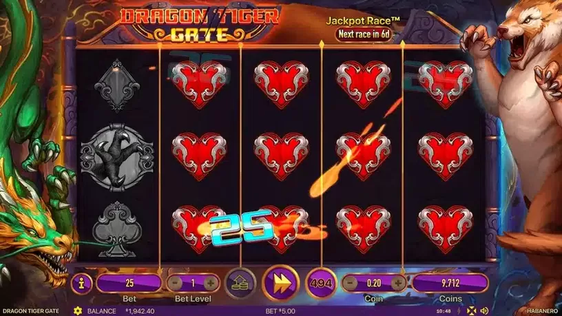 Dragon Tiger Gate slot screenshot 4