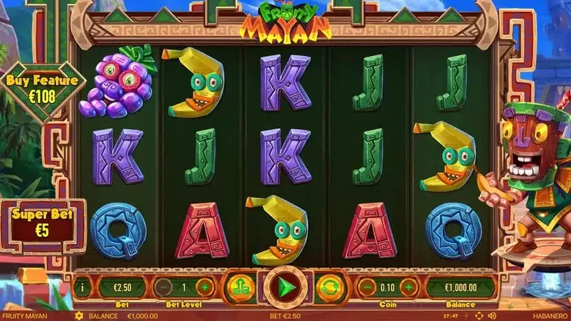 Fruity Mayan slot screenshot 1