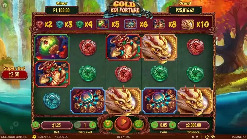 Gold Koi Fortune slot screenshot 1