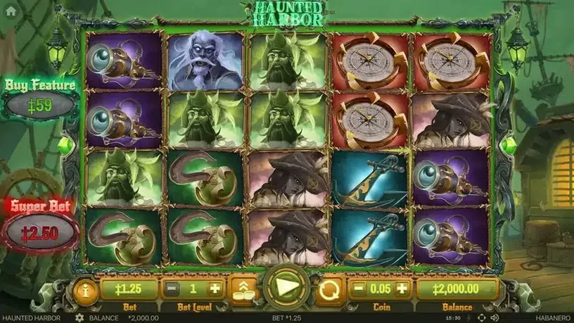 Haunted Harbor slot screenshot 1