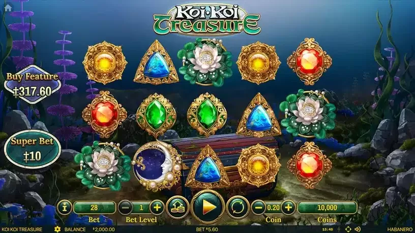 Koi Koi Treasure slot screenshot 1