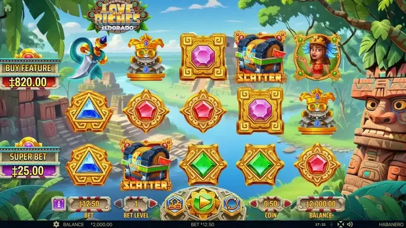 Love And Riches: Eldorado slot screenshot 1