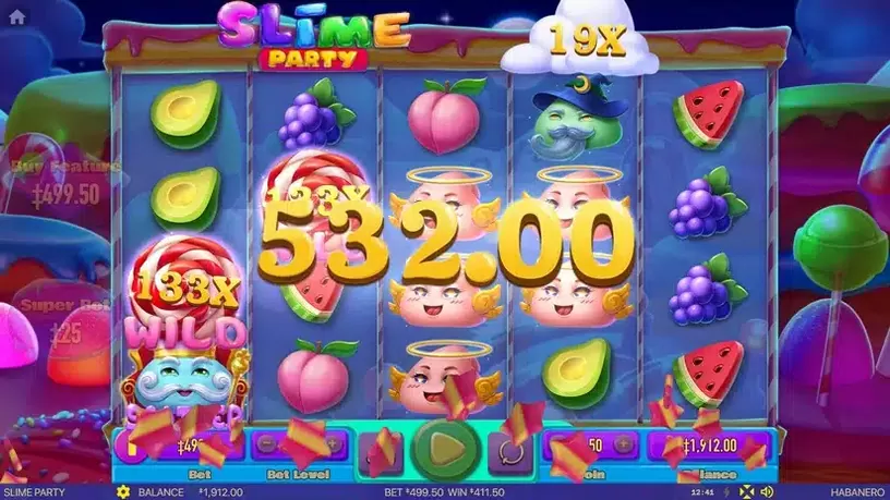 Slime Party slot screenshot 7