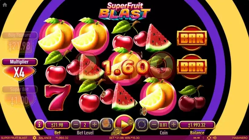 Super Fruit Blast slot screenshot 5