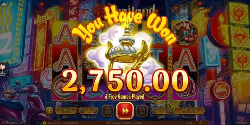 Tuk Tuk Thailand slot screenshot 3