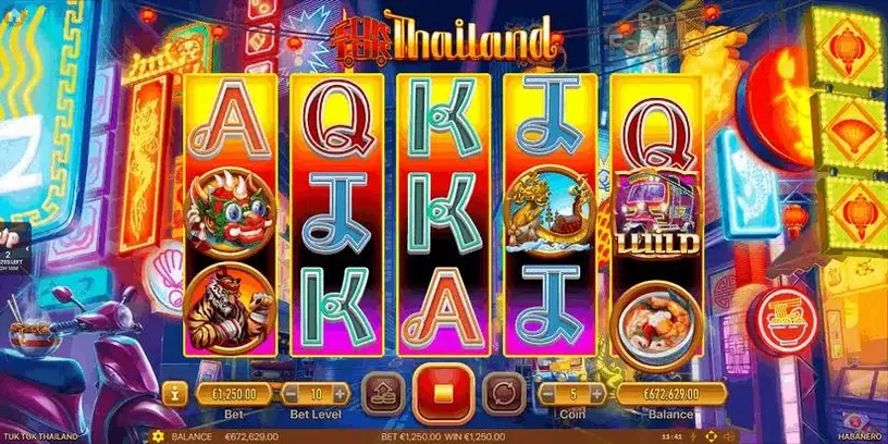 Tuk Tuk Thailand slot screenshot 2