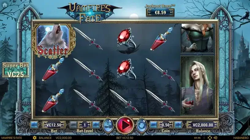 Vampire’s Fate slot screenshot 1