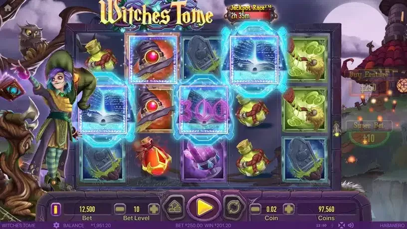 Witches Tome slot screenshot 5