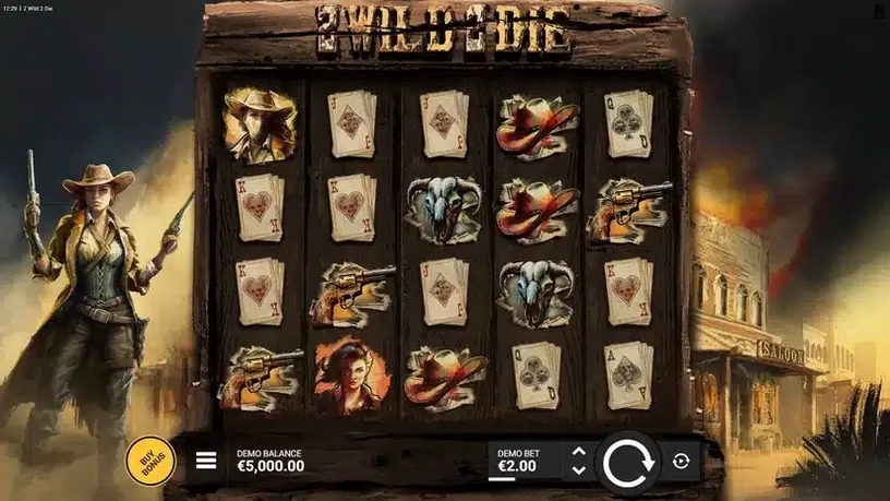 2 Wild 2 Die slot screenshot 1