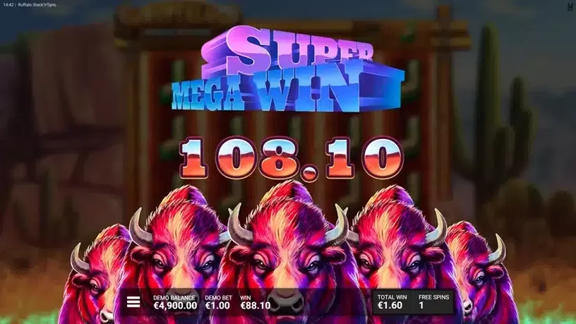 Buffalo Stack ‘n’ Sync slot screenshot 9