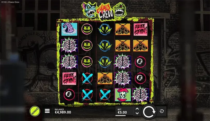 Chaos Crew slot screenshot 1