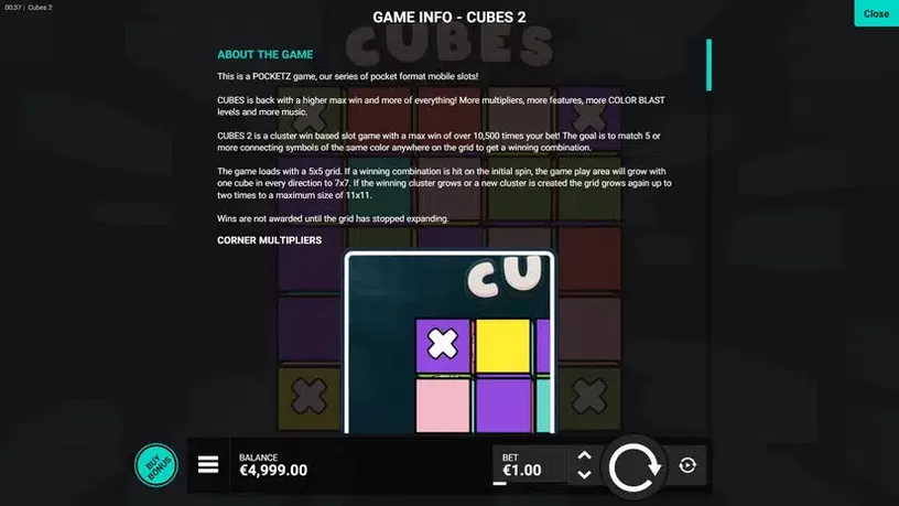 Cubes 2 slot screenshot 5